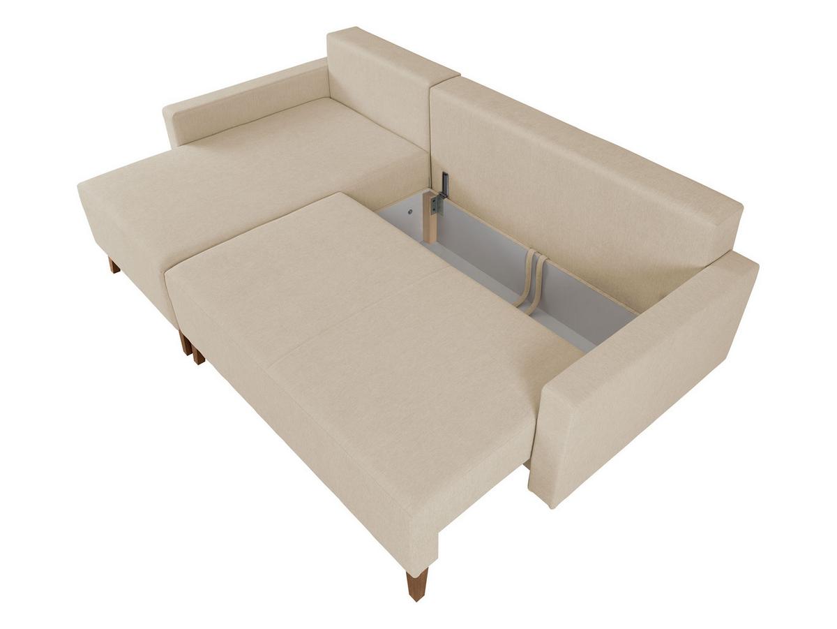 ECKSCHLAFSOFA Oviedo - Schwarz, Holz/Kunststoff (225/140cm) - MIRJAN24