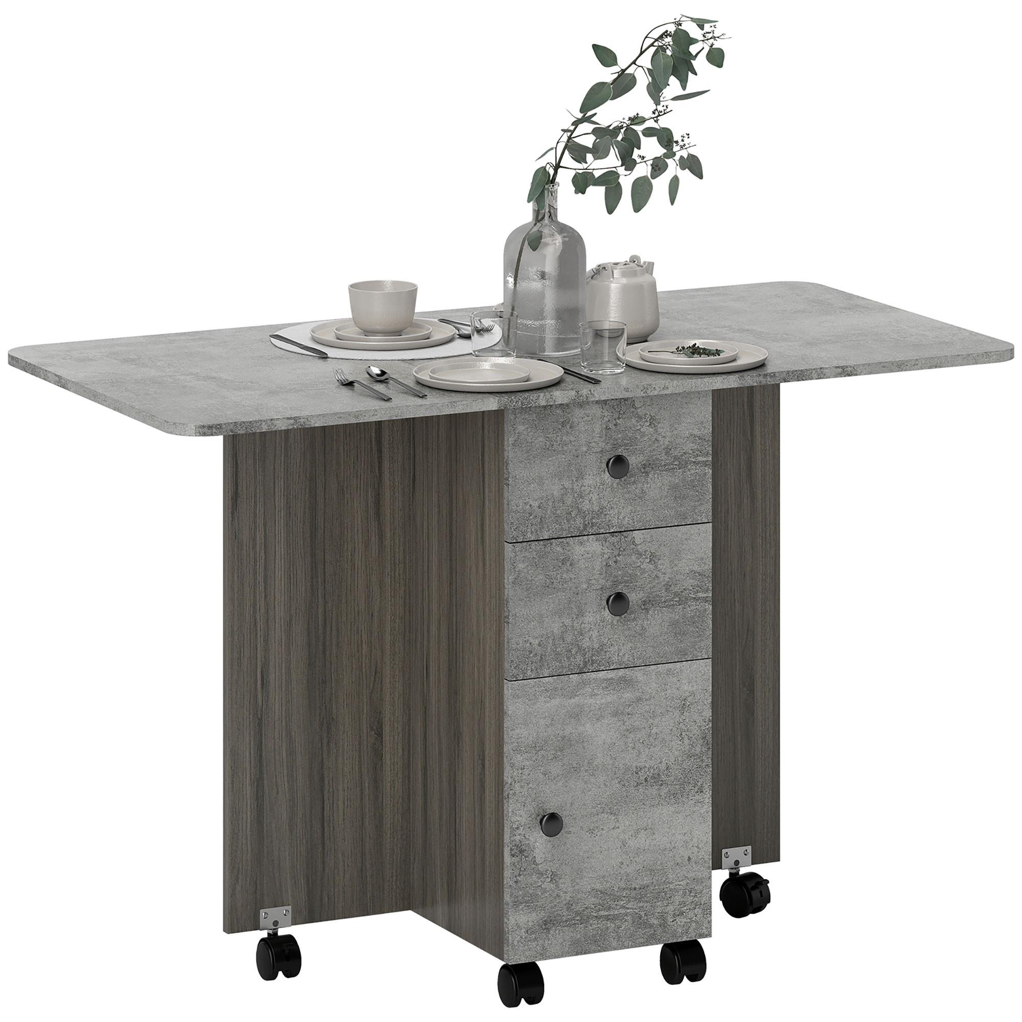 ESSTISCH Gryvin 120/60/76.5 cm - Grau, Holz (120/60/76.5cm) - ZMH