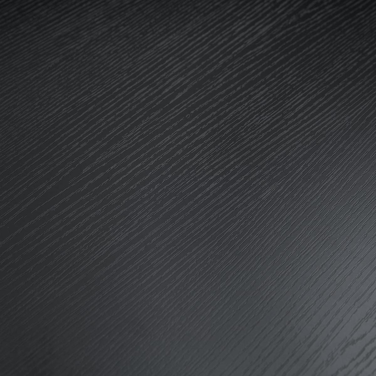 ESSTISCH OSIMO schwarz - Schwarz, Holzwerkstoff/Metall (80/160/77cm) - IDIMEX