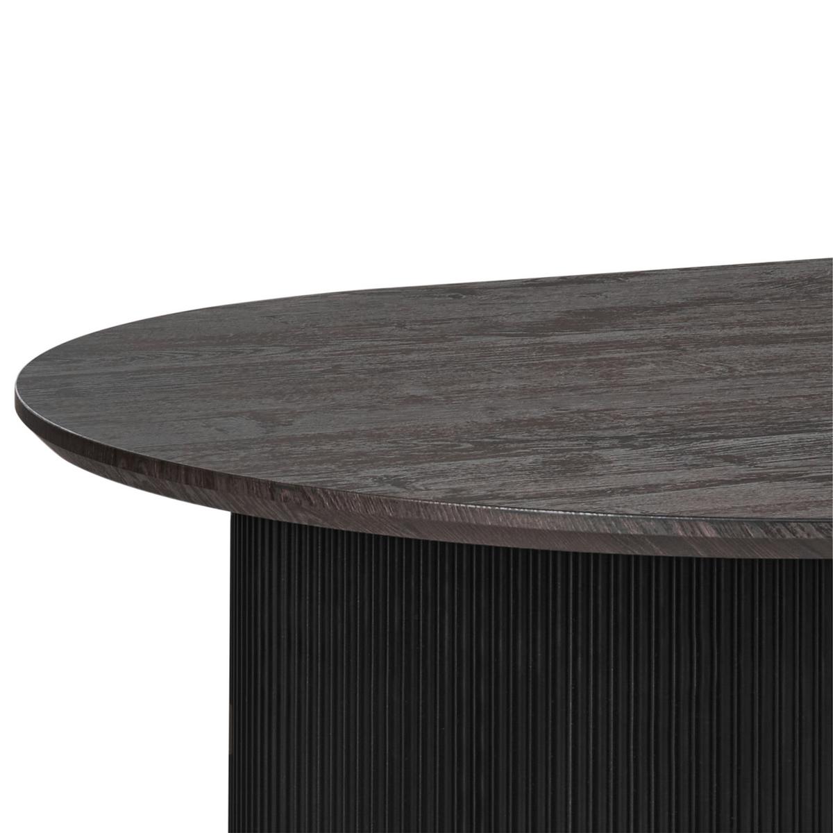 ESSTISCH Schwarz Savory - Schwarz, Holzwerkstoff (180/90/75cm) - Beliani