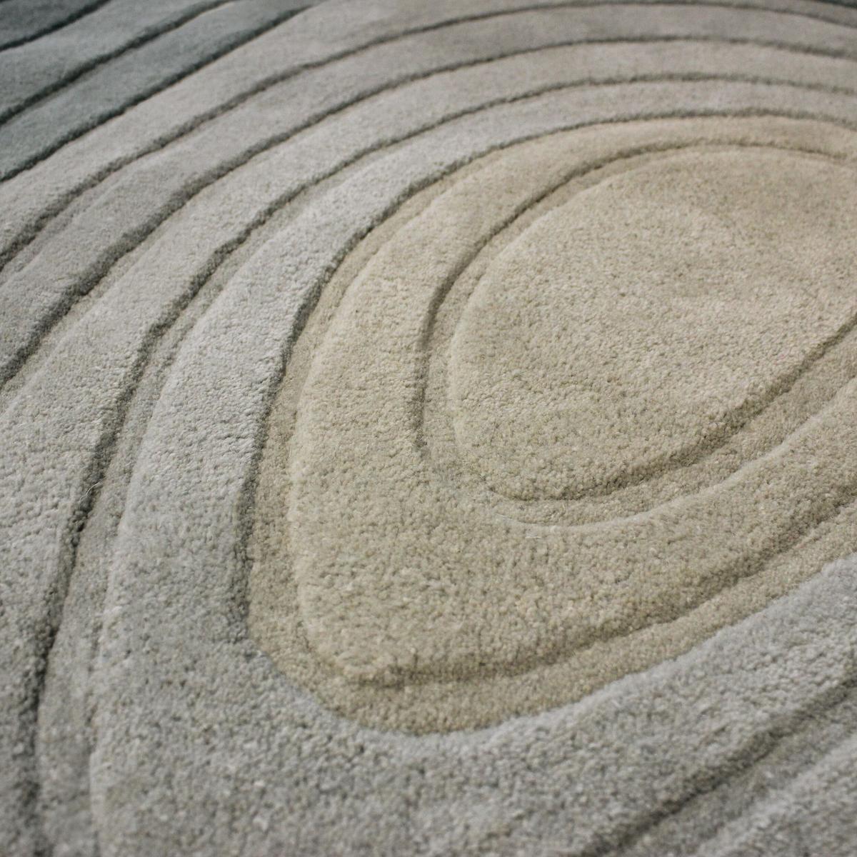 WOLLTEPPICH PARRET, mit Farbverlauf, Blau, 160 x 230 cm - Blau, Textil (230/160cm) - KADIMA DESIGN