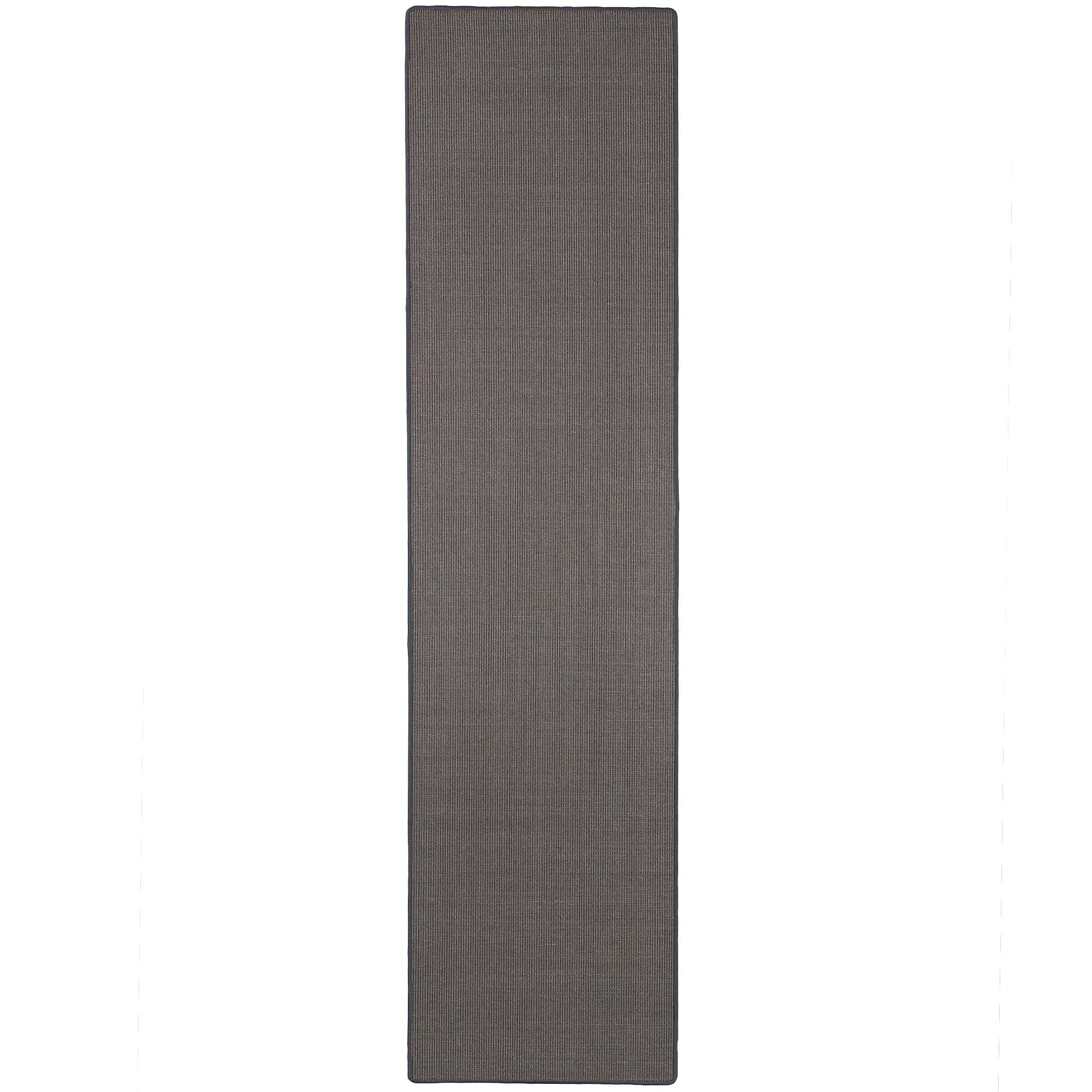 SISAL NATUR LÄUFER TEPPICH - Anthrazit, Textil (80/400cm) - Snapstyle