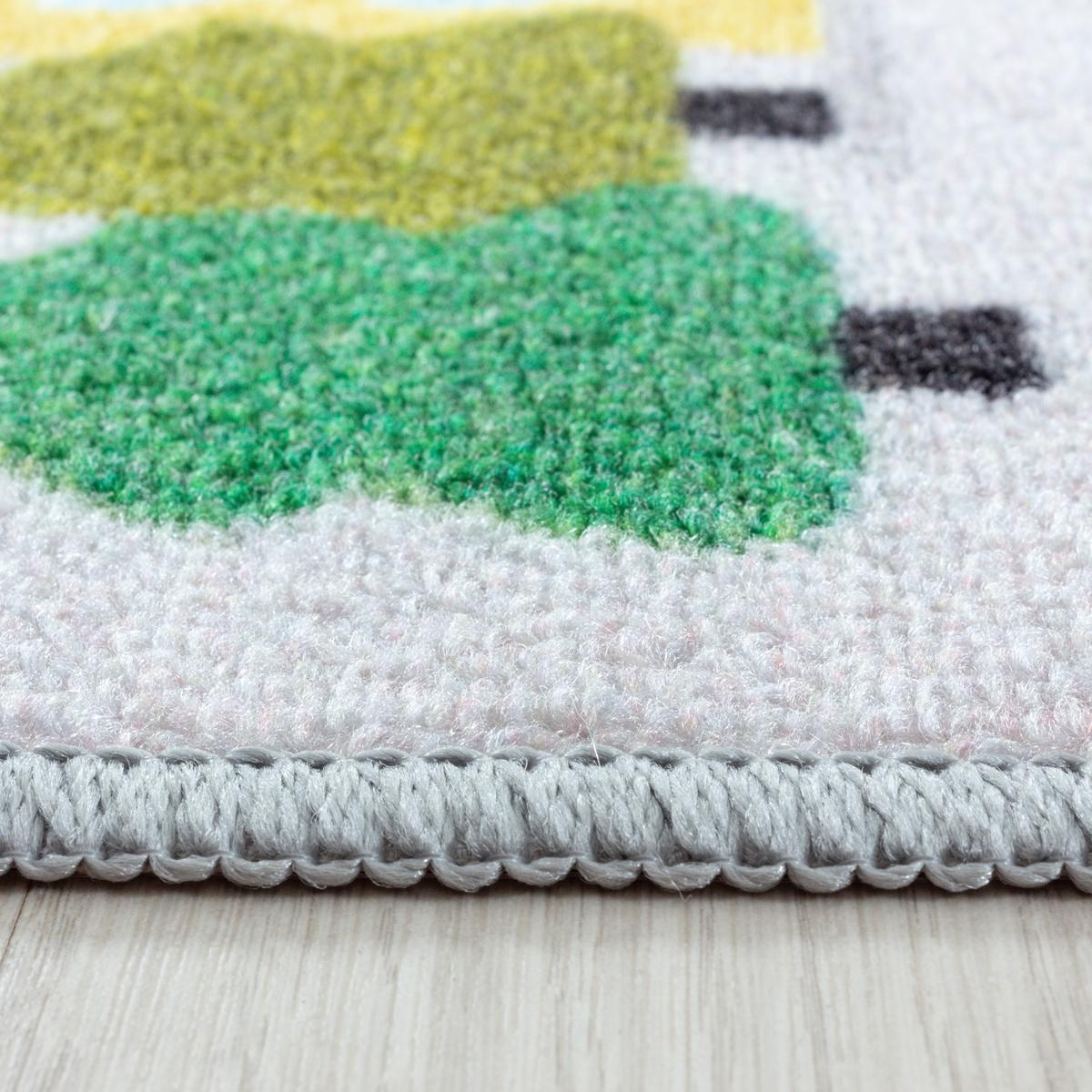 KINDERTEPPICH TRAUN, mit Spielstraßen-Motiv, Grau, 120 x 170 cm - Grau, Textil (170/120cm) - KADIMA DESIGN