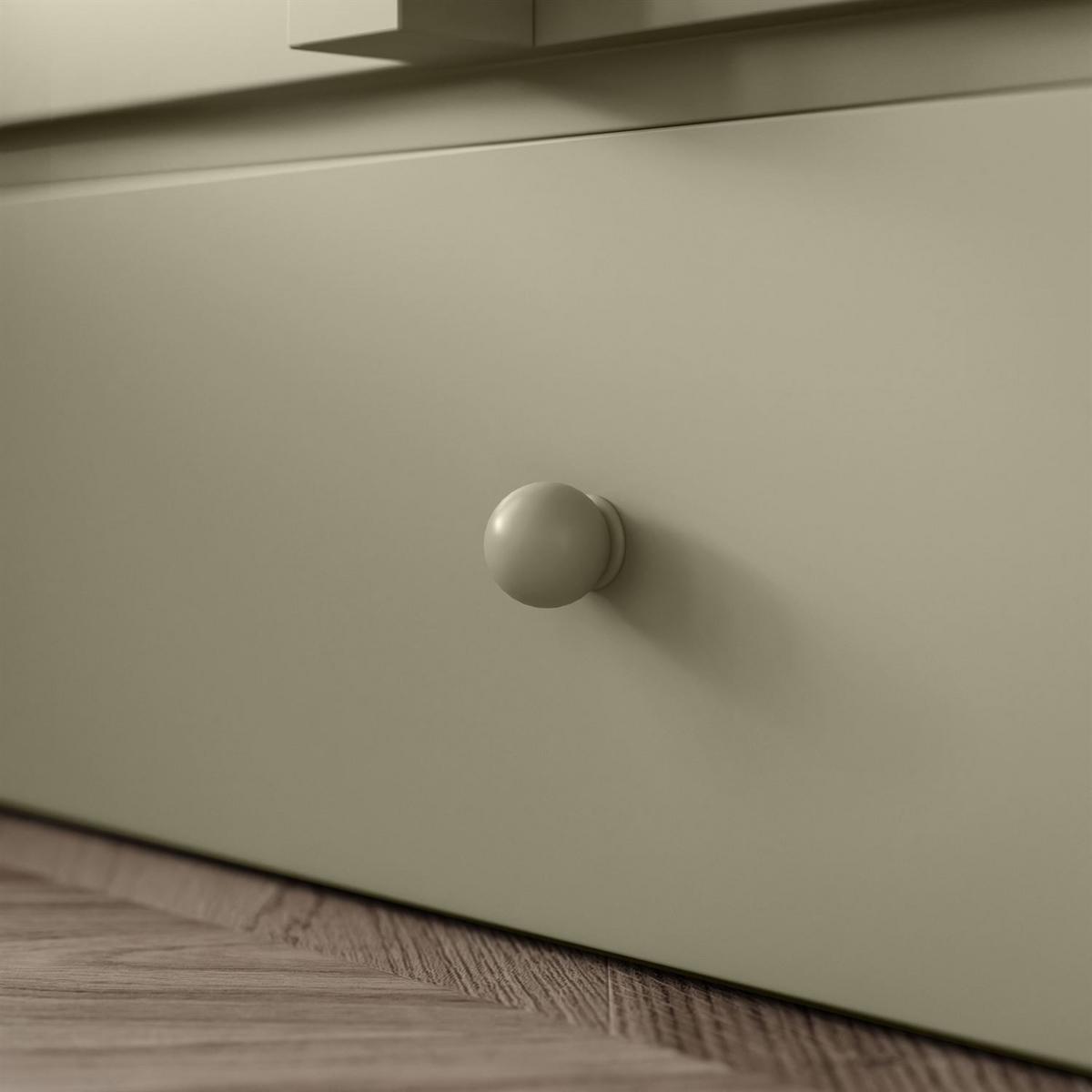 ETAGENBETT BABUSHKA – Etagenbett 90x200 cm, mit zwei Matratze, Olivgrün - Olivgrün, Holzwerkstoff - Lookway