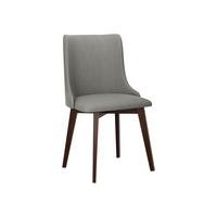 STUHL Monti 5, Holzfarbe: Nuss - Walnussfarben/Grau, Holz (48/83/53cm) - MIRJAN24