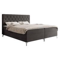 BOXBETT Guilette - H3 - Dunkelgrau/Silberfarben, Holz/Holzwerkstoff (120/200cm) - MIRJAN24