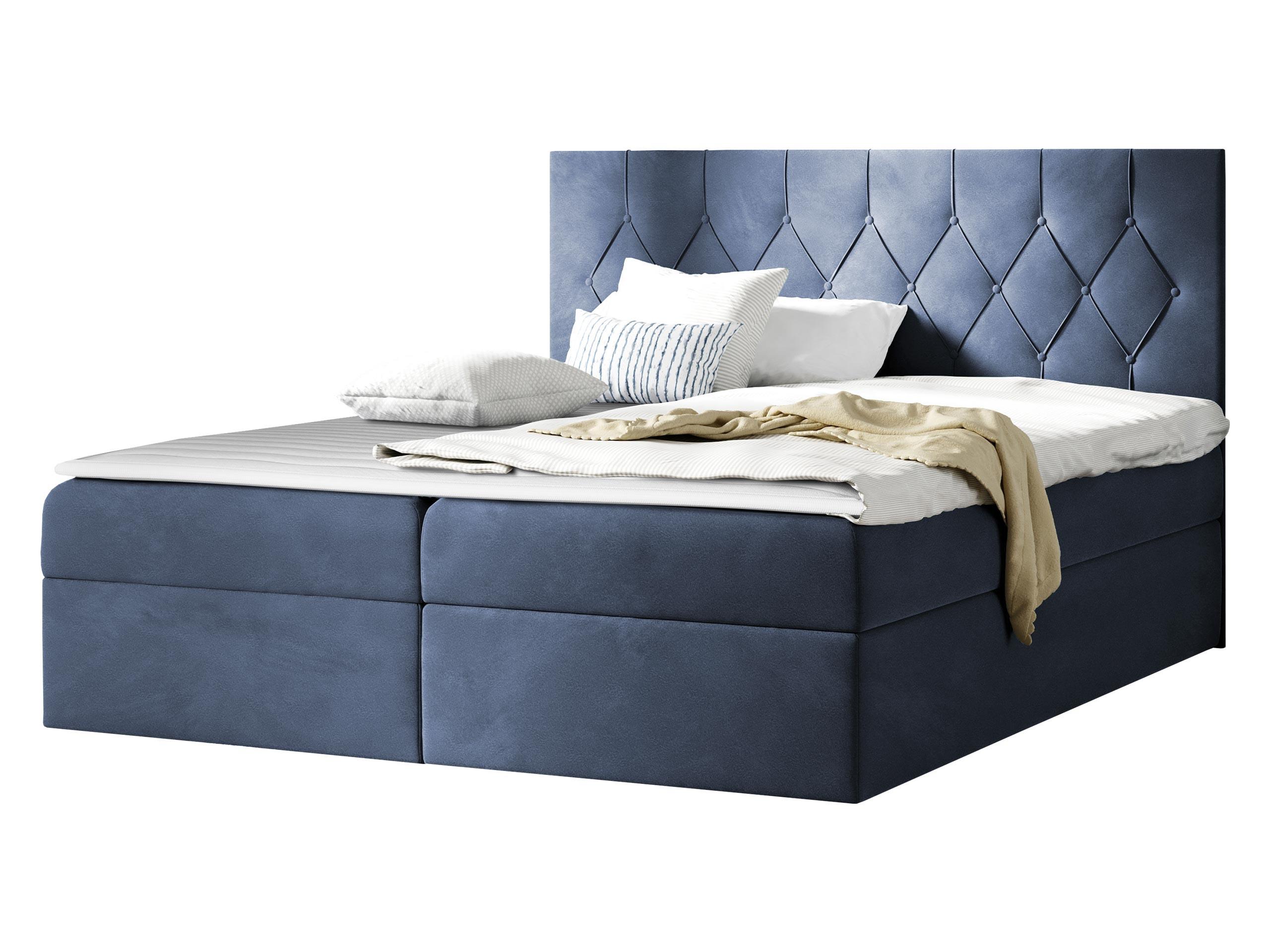BOXBETT Sky - H3 - Blau, Holz (160/200cm) - MIRJAN24