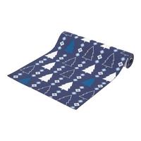 TISCHLÄUFER Weihnachten – Winterland blau, 35/250 cm, 100% Baumwolle - Blau, Textil (35/250cm) - Homescapes