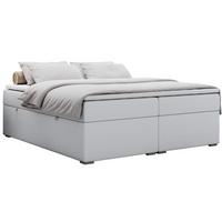 BOXBETT BESS 120/200 Weiß Kunstleder - H4 - Weiß, Holz/Textil (120/200cm) - MKS