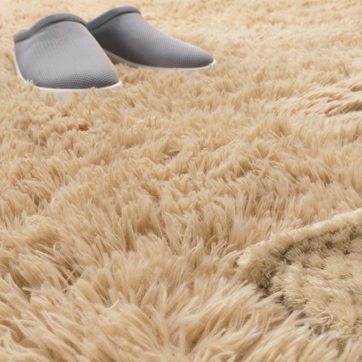 HOCHFLORTEPPICH Beige 160 x 220 cm - Beige, Kunststoff (160/220cm) - TT Home