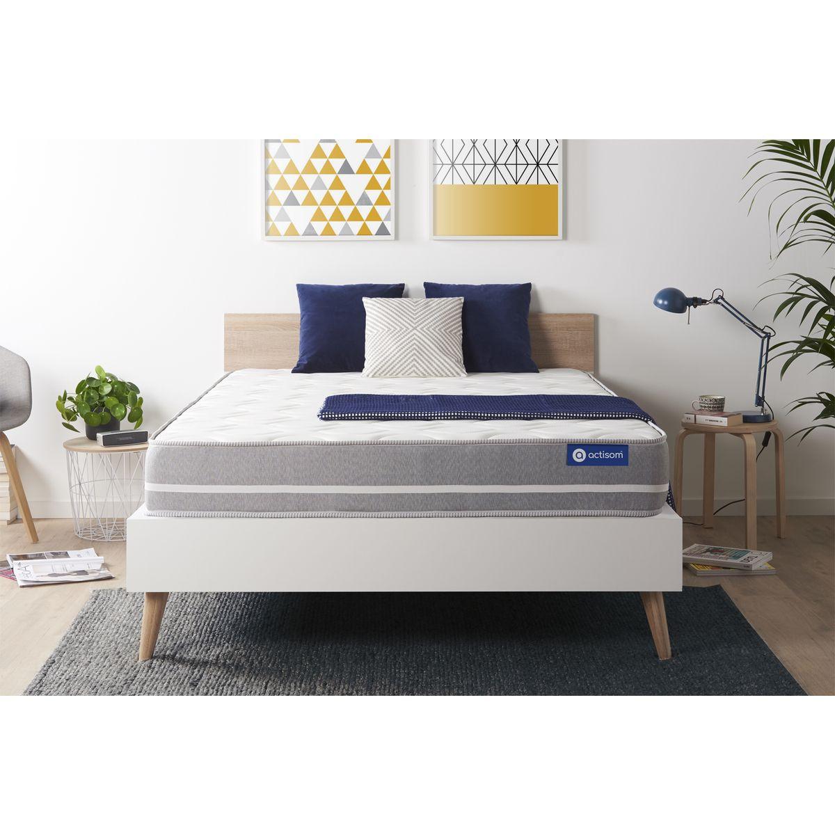 MATRATZE Actilatex touch Latex und Memory-Schaum 180 x 190 cm h1 - Weiß, Textil (180/190cm) - ACTISOM