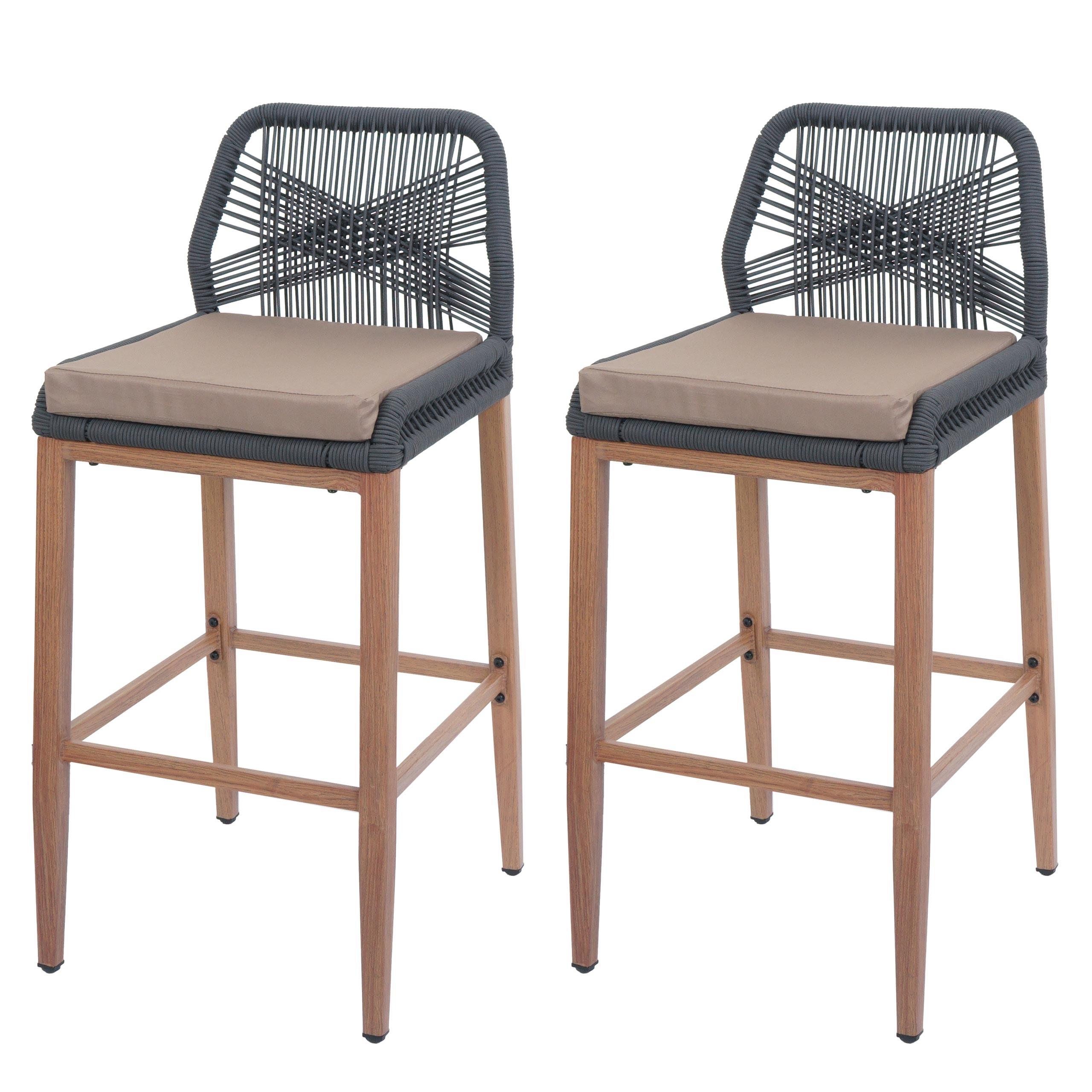 BARHOCKER Anthrazit, Taupe - Taupe/Anthrazit, Metall (45/101/50cm) - MCW