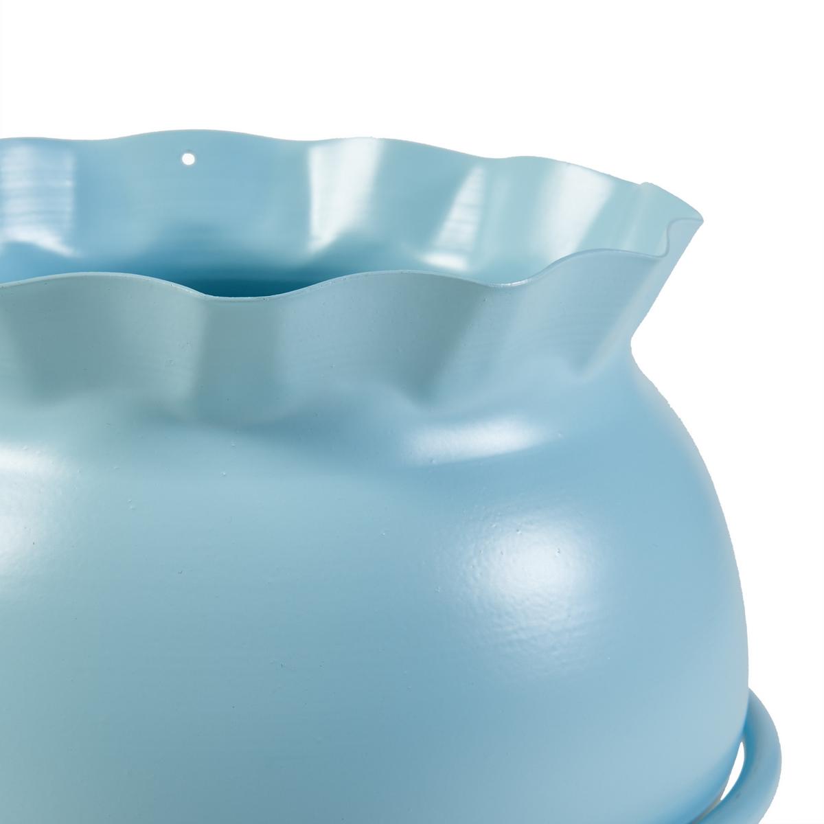 BLUMENSTÄNDER Assen - Hellblau, Metall (19.5/19.5/31.5cm) - [en.casa]