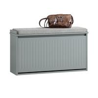 SCHUHBANK Hellgrau - Hellgrau, Holzwerkstoff (80/45/26cm) - SoBuy