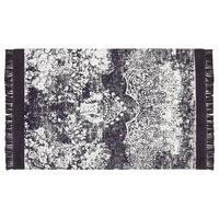 KURZFLOR-TEPPICH Akarsu 200/140 cm - Violett, Naturmaterialien (140/200cm) - Beliani