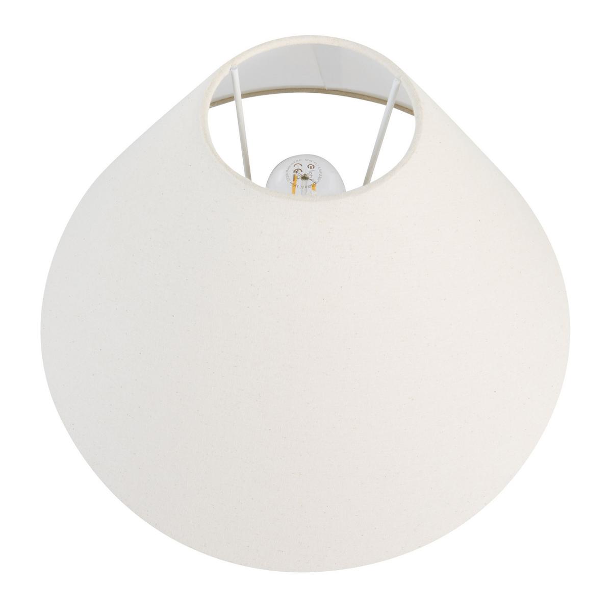 TISCHLAMPE Beige Luchetti - Beige/Schwarz, Keramik (35/35/43cm) - Beliani