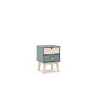 NACHTTISCH Estefania Grün 40/35/53 cm - Grün, Holz (35/53/40cm) - Calicosy