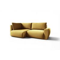 ECKSOFA Galan Mini Mit Schlaffunktion - Gelb, Holzwerkstoff/Textil (241/153cm) - Fun Möbel