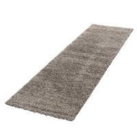 HOCHFLORTEPPICH RHEIN, einfarbig, aus Polypropylen, Beige, 80 x 250 cm - Beige, Textil (250/80cm) - KADIMA DESIGN