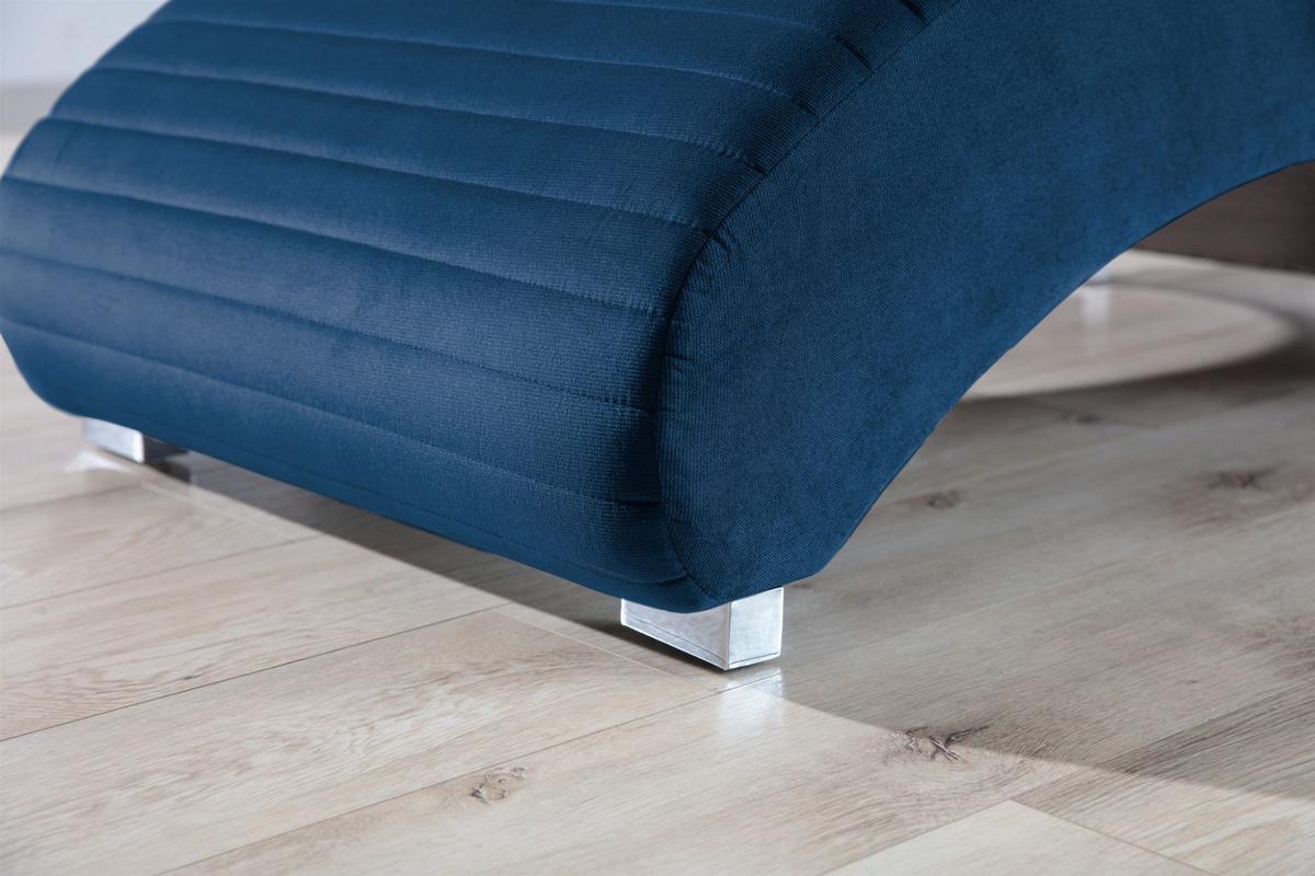 RELAXLIEGE Abramo In Kronos - Blau, Holzwerkstoff/Textil (73/80/170cm) - Fun Möbel