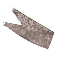 RAFFHALTER Jacquard-Samt 2er-Set - Sandfarben, Textil (13/66cm) - Homescapes