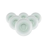 ESPRESSOUNTERTASSEN Sento Home Aura mint ø 12 cm 6er Set - Mintgrün, Keramik (12cm) - Seltmann Weiden