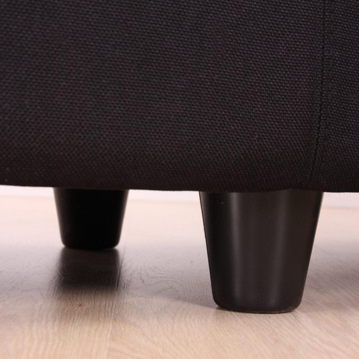 AUFBEWAHRUNGS-TRUHE Schwarz - Schwarz, Textil (114/45/45cm) - MCW
