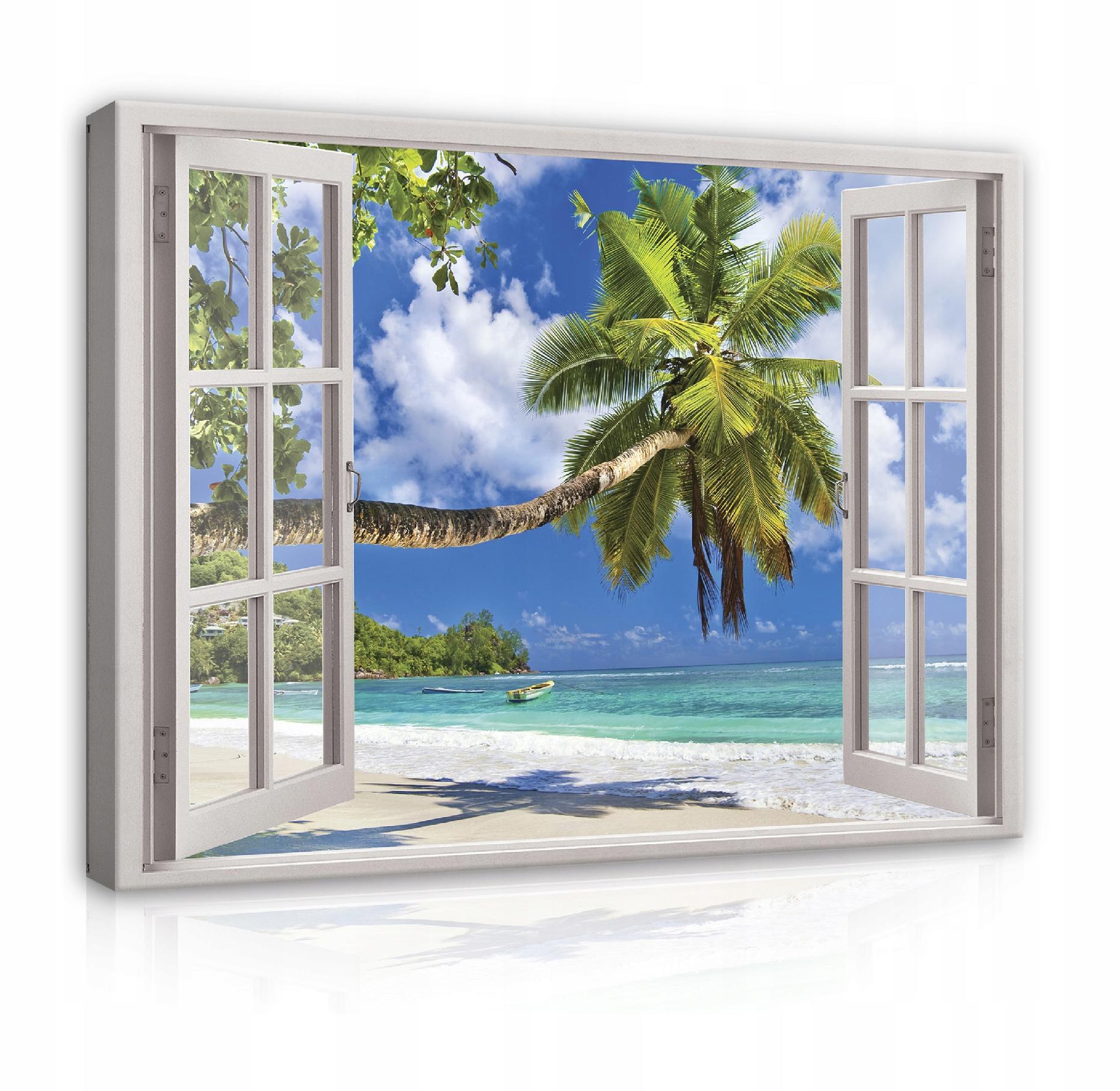 BILDER auf Leinwand Strand Meer Modern 120x80 - Multicolor, Holzwerkstoff (120/80cm) - Wallarena