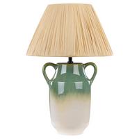 TISCHLAMPE Limones 36/36/53 cm - Grün, Keramik (36/36/53cm) - Beliani