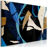 KUNSTDRUCK Bunt 60/40 cm - Multicolor, Textil (60/40cm) - KUNSTLOFT