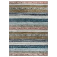 WOLLTEPPICH Nebraska Streifen Design 140x200 cm - Multicolor, Textil (140/200cm) - THEKO