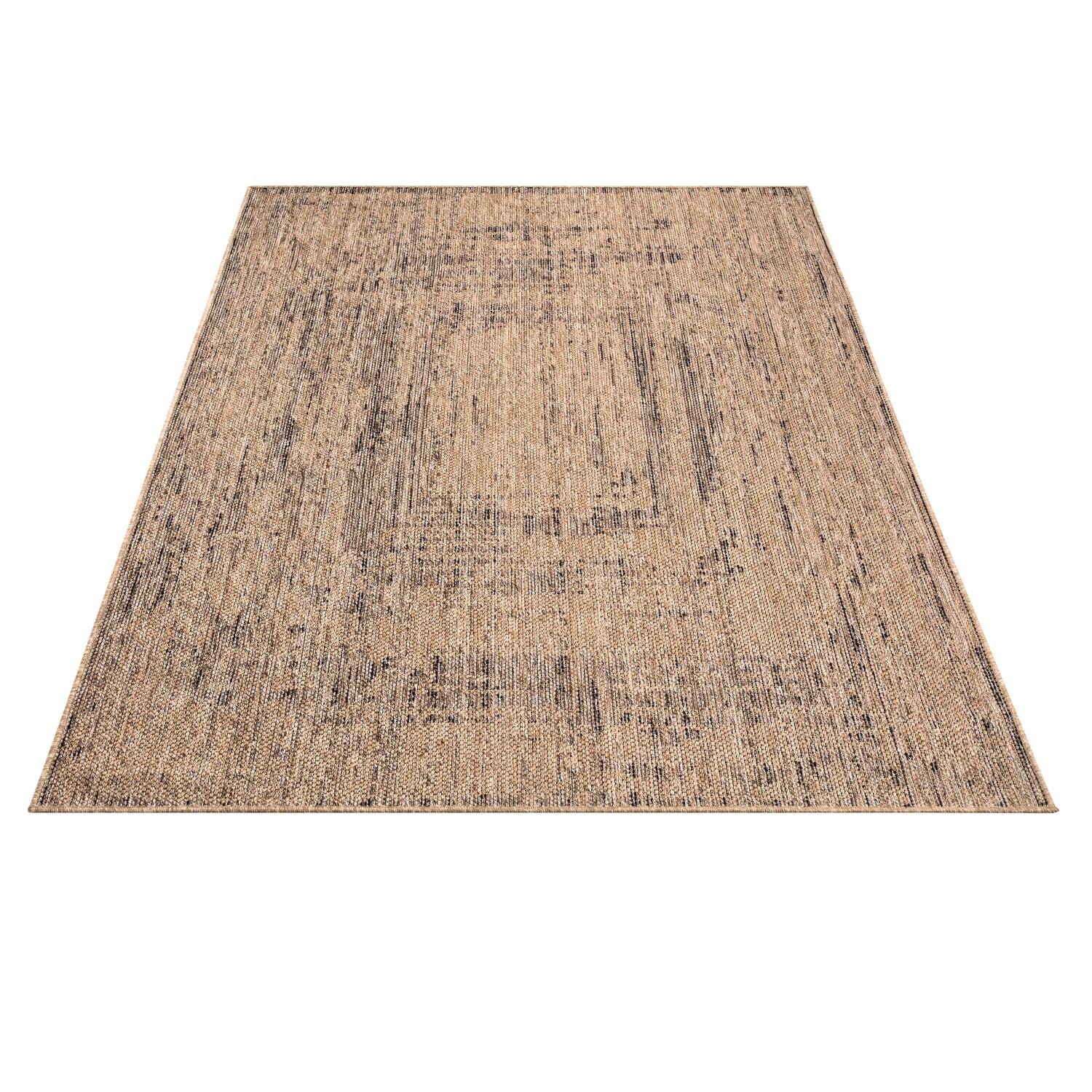 FLACHWEBTEPPICH, meliert, aus Polypropylen, Beige, 160 x 220 cm - Beige, Textil (220/160cm) - KADIMA DESIGN