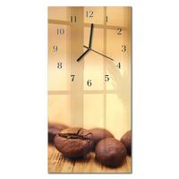 WANDUHR aus Glas 30x60 cm - Bohnen - Braun, Glas (30/60/0.4cm) - TULUP