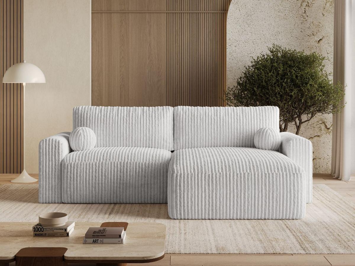 ECKSOFA Aurora Grau - Grau, Holz/Textil (259/145cm) - Graingold