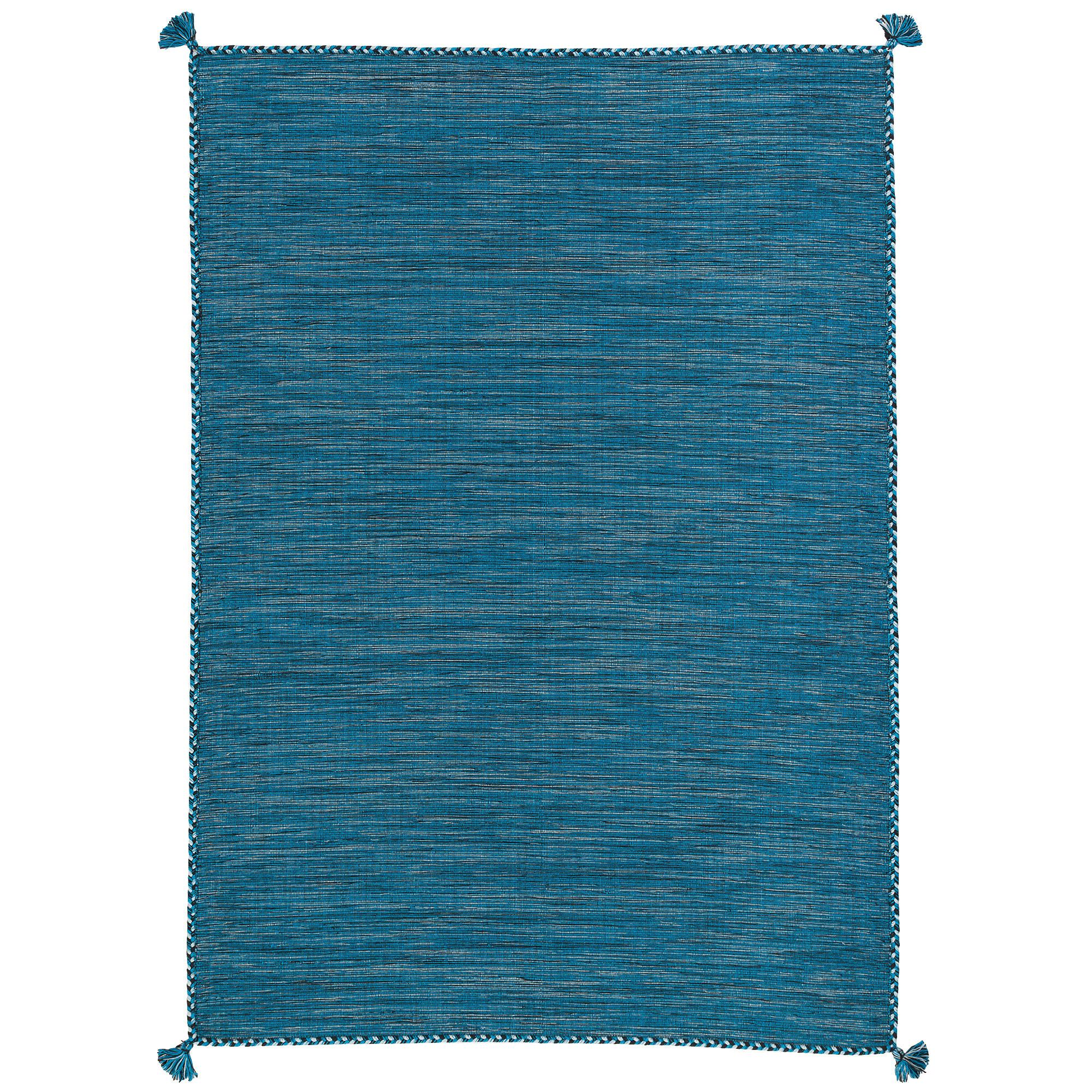 NATUR TEPPICH KELIM PRICO - Petrol, Textil (200/300cm) - Pergamon
