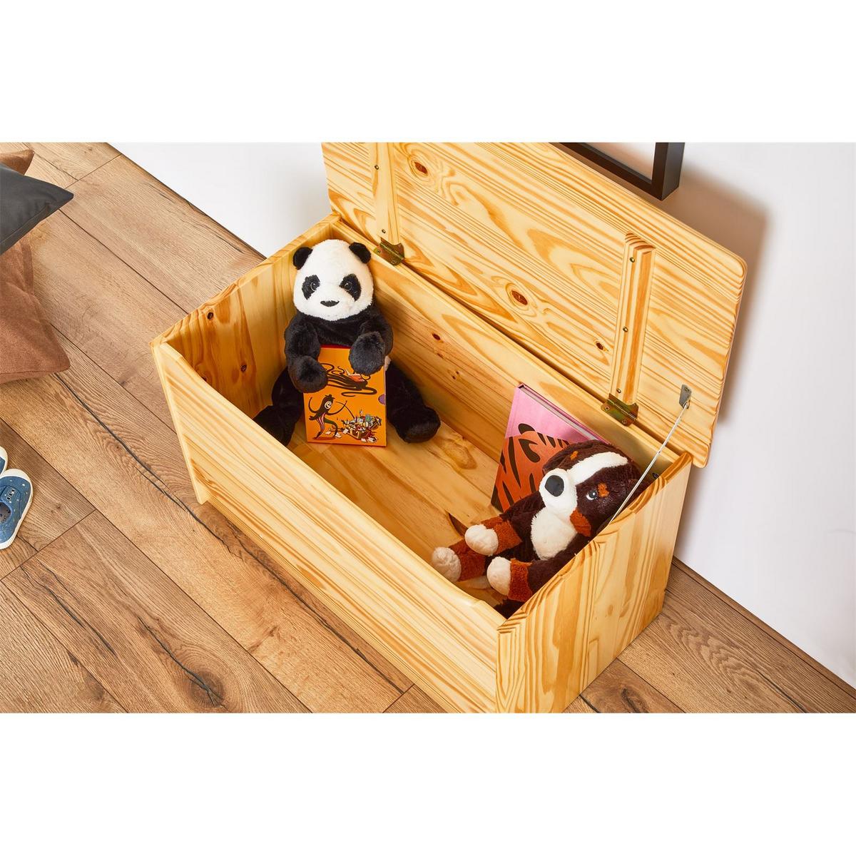 SPIELZEUGTRUHE HANNAH natur - Naturfarben, Holz (73/45/40cm) - IDIMEX