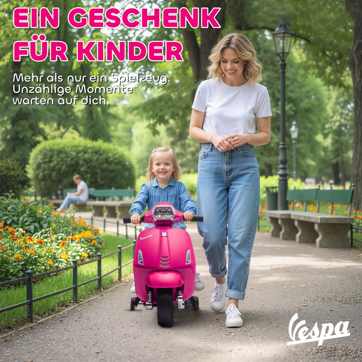 ELEKTROMOTORRAD Kunststoff Metall Rosa - Rosa, Kunststoff (71/37/52cm) - AIYAPLAY