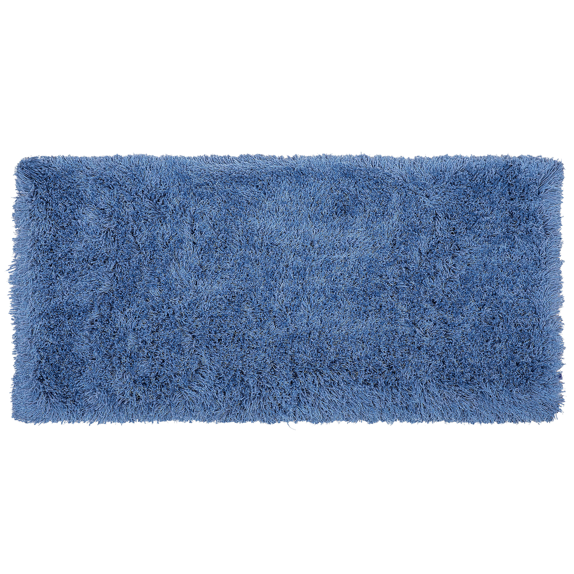 SHAGGY-TEPPICH Cide 150/80 cm - Blau, Kunststoff (80/150cm) - Beliani