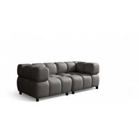 SOFA 2-sitzer Flow - Dunkelgrau, Holzwerkstoff/Textil (192/71/96cm) - Fun Möbel