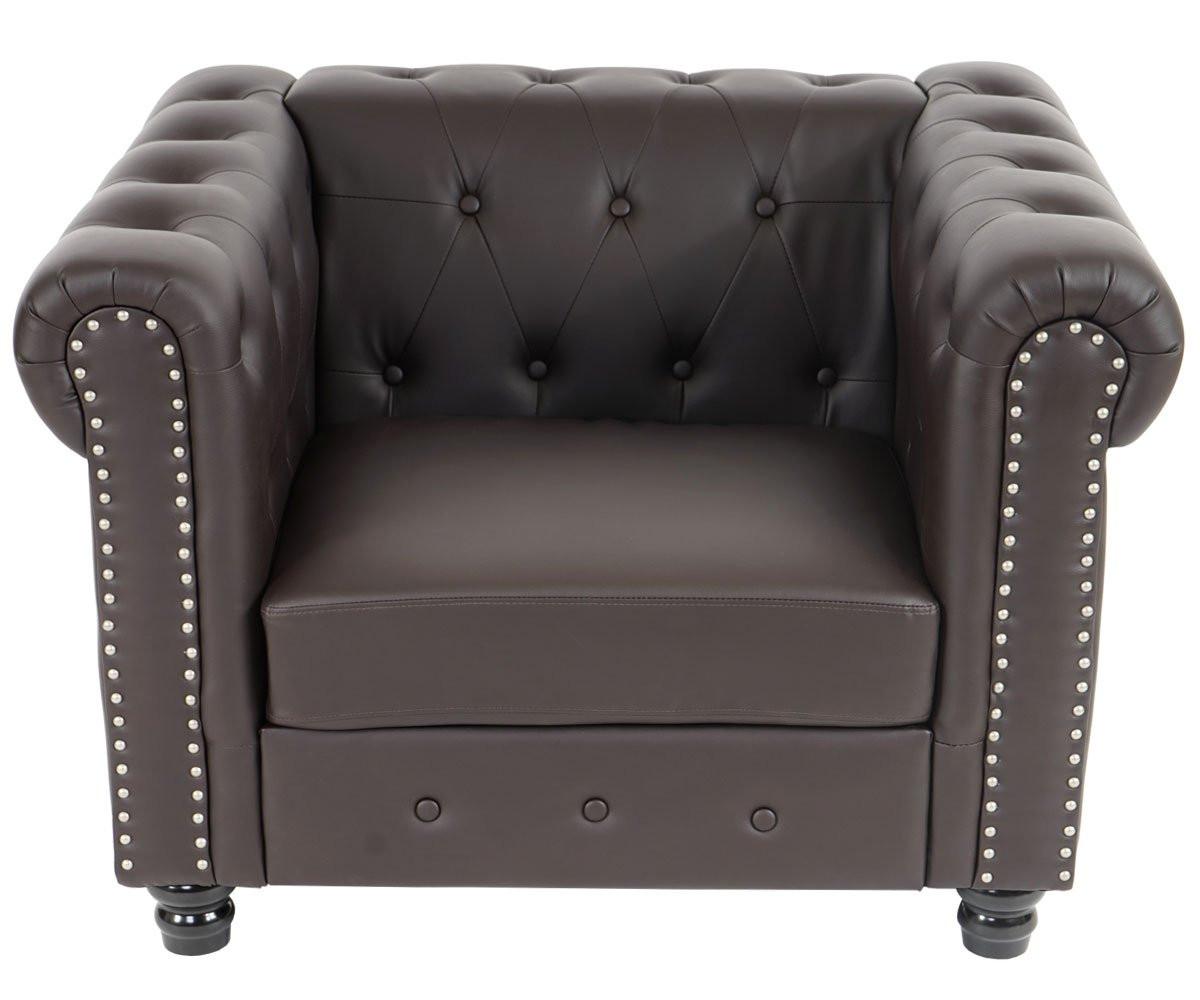 RELAXSESSEL RUNDE FÜßE Braun - Braun, Textil (109/74/90cm) - MCW