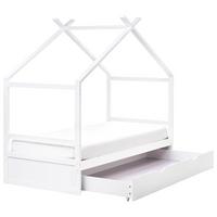 KINDERBETT 90x200 cm Weiß Orgeval - Weiß, Holz (90/200cm) - Beliani