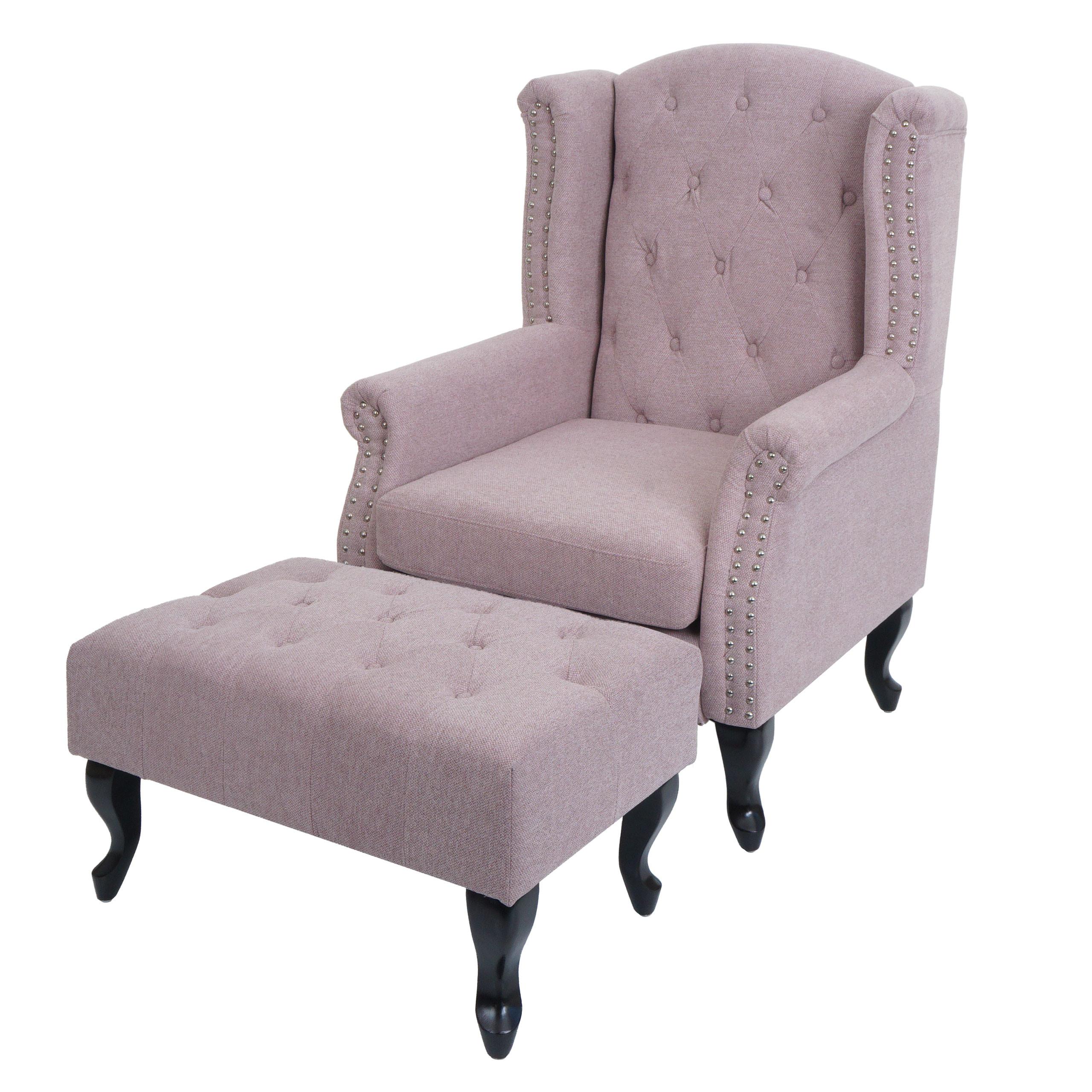 RELAXSESSEL Hellrosa - Hellrosa, Textil (75/102/80cm) - MCW