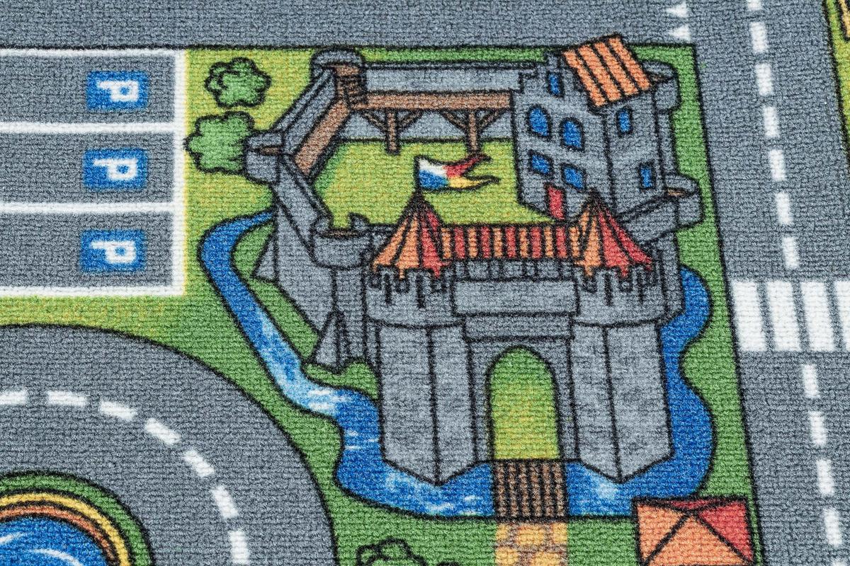 TEPPICH Rebel Roads 95/200 cm - Grau, Textil (95/200cm) - rugsX