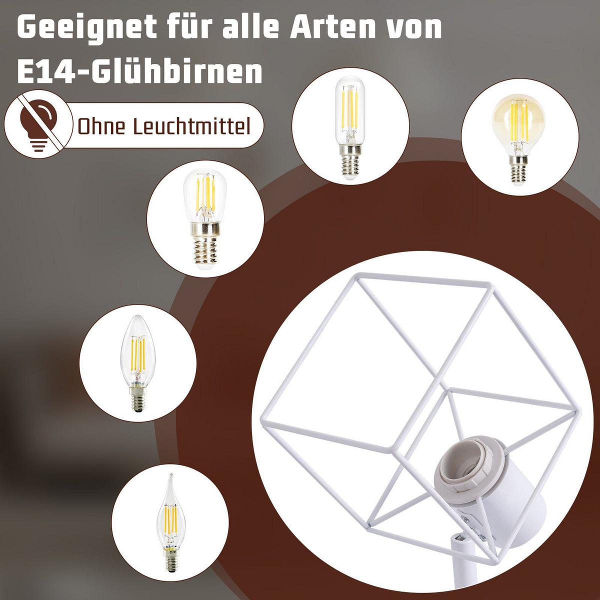 DECKENSTRAHLER Fürth 2-flammig 26.8/10/17 cm - Weiß, Metall (26.8/10/17cm) - Nettlife