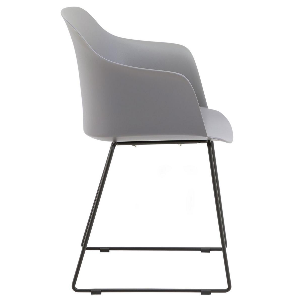 GARTENSTÜHLE FORO 4ER-SET - Grau, Textil (58/82/52cm) - IDIMEX