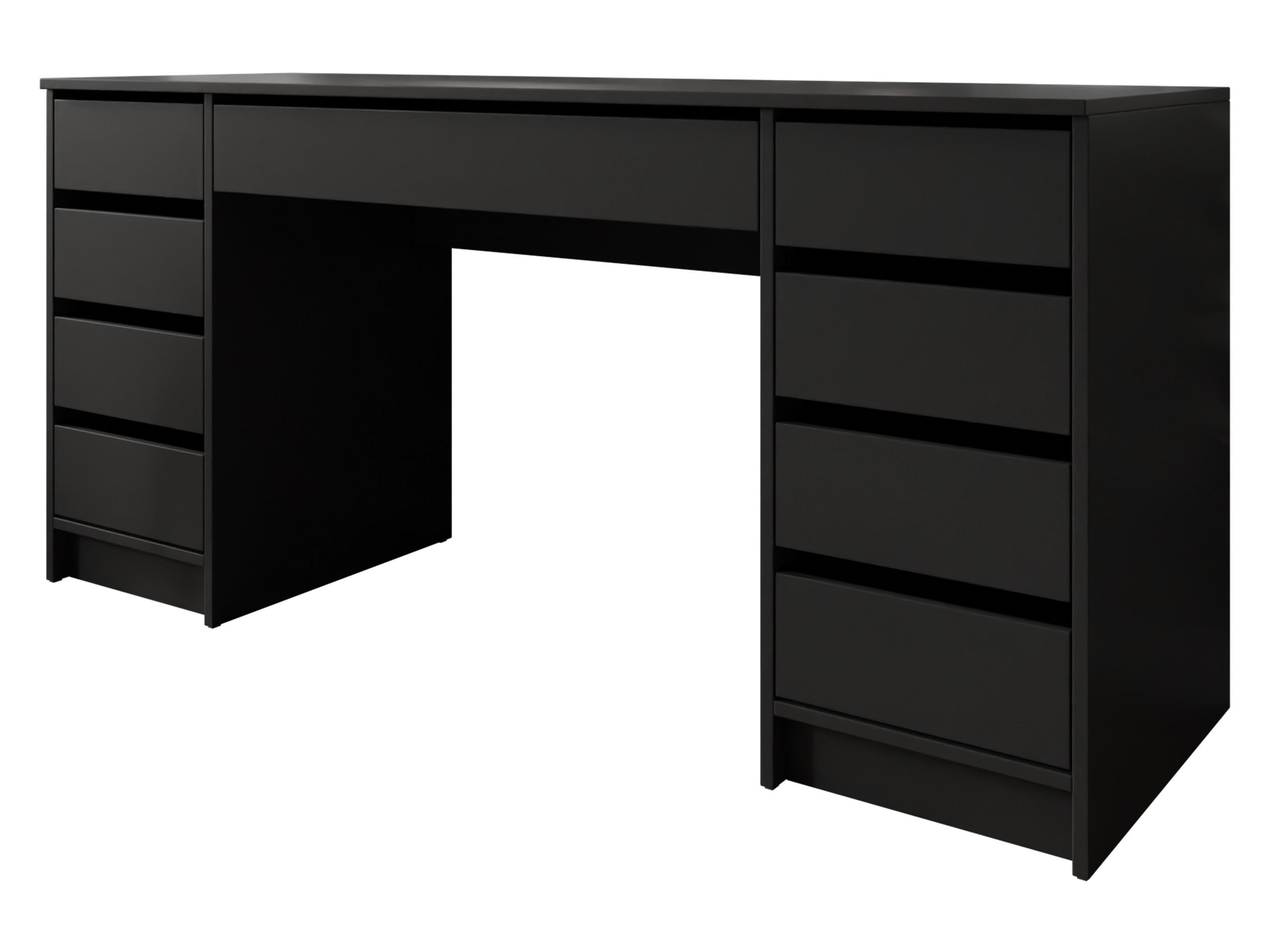 SCHREIBTISCH Ada Bis - Schwarz, Holzwerkstoff (154/55/76cm) - MIRJAN24