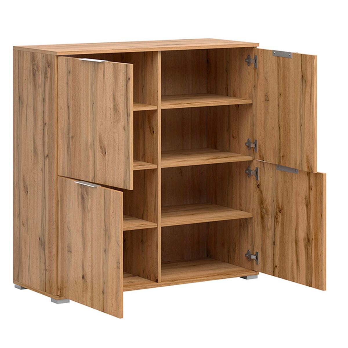 SIDEBOARD Selma Holz - Braun, Holzwerkstoff (104/106/41cm) - Petits-meubles