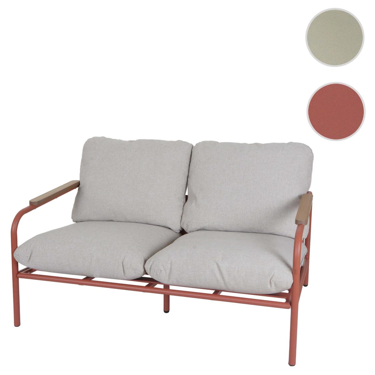 GARTENBANK Rot - Rot, Metall (125/81/81cm) - MCW
