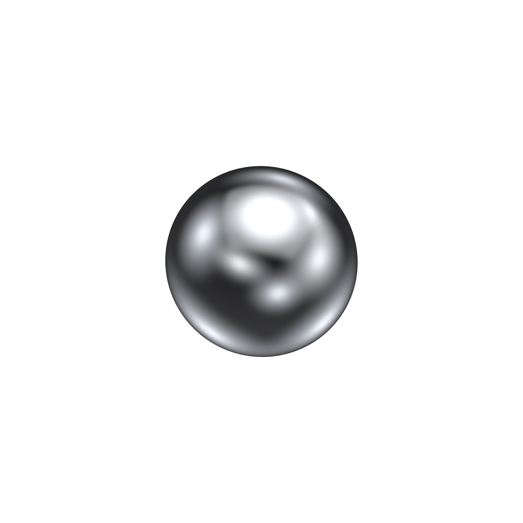 ENDSTÜCKE FÜR GARDINENSTANGEN 20 mm Ø, Luino Chrom, Packung 2 Stück - Chromfarben, Metall (2.5/3/3cm) - INTERDECO