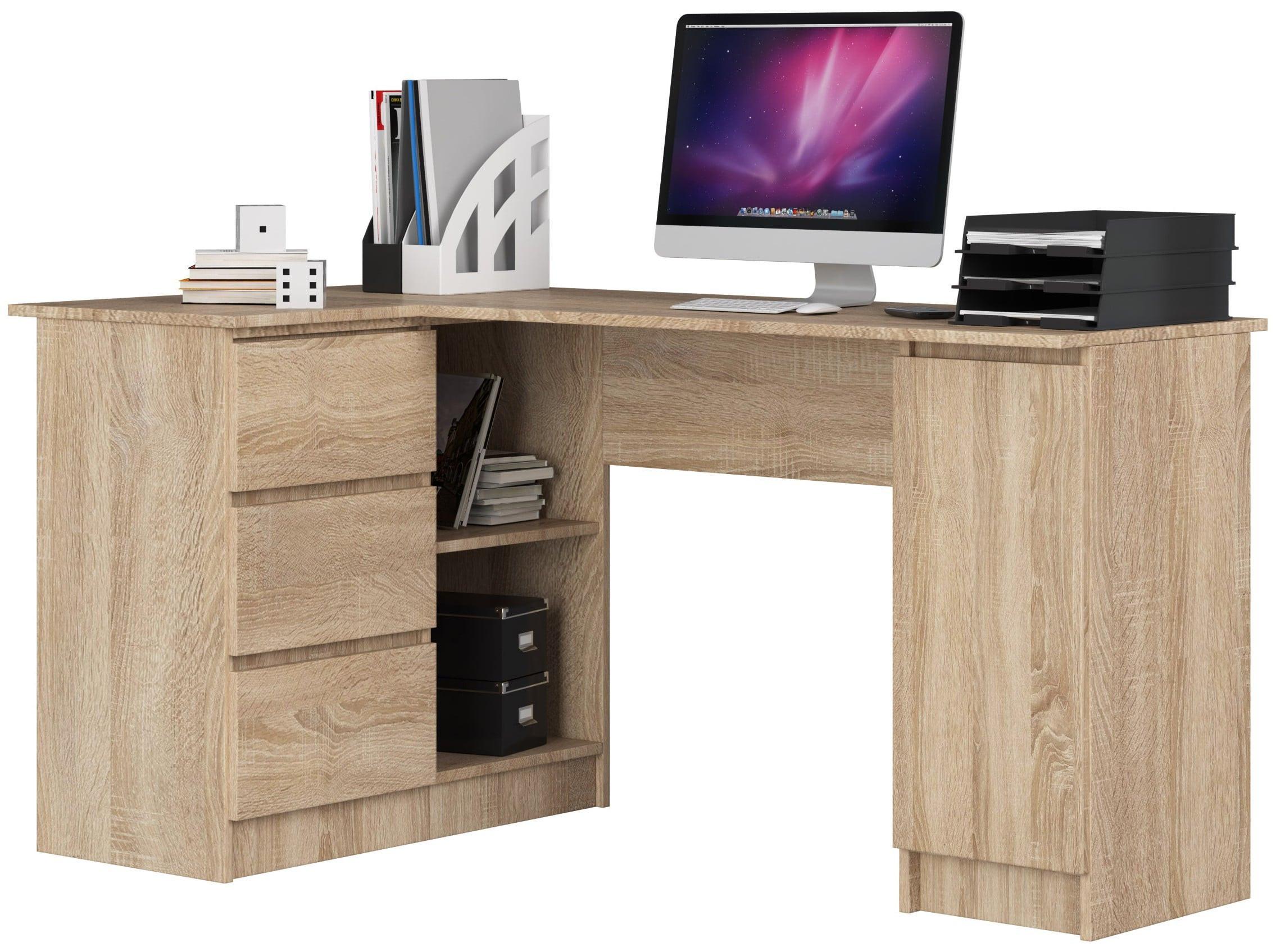 SCHREIBTISCH Eiche Sonoma 77/155/85 - Sonoma Eiche, Holzwerkstoff (135/60/77cm) - RAUMHIRSCH FURNITURE